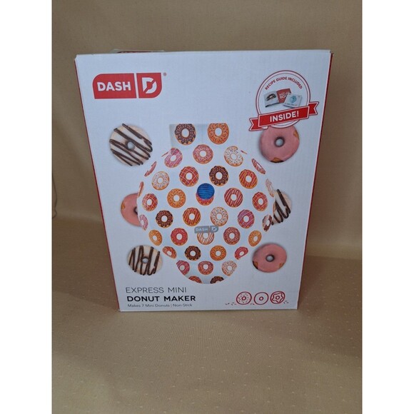 MINI DONUT MAKER EXPRESS, NEW IN BOX - Picture 1 of 7